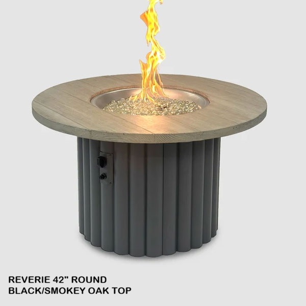 Riverie 42" Round Fire Table by Outdoor Great Room - Image 5